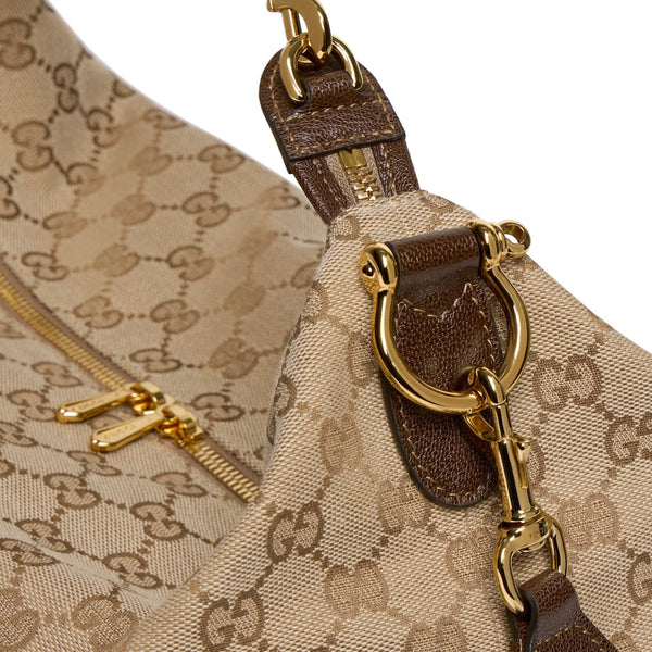 GG 26s Beatrix Medium Crossbody Bag 33cm Beige Canvas
