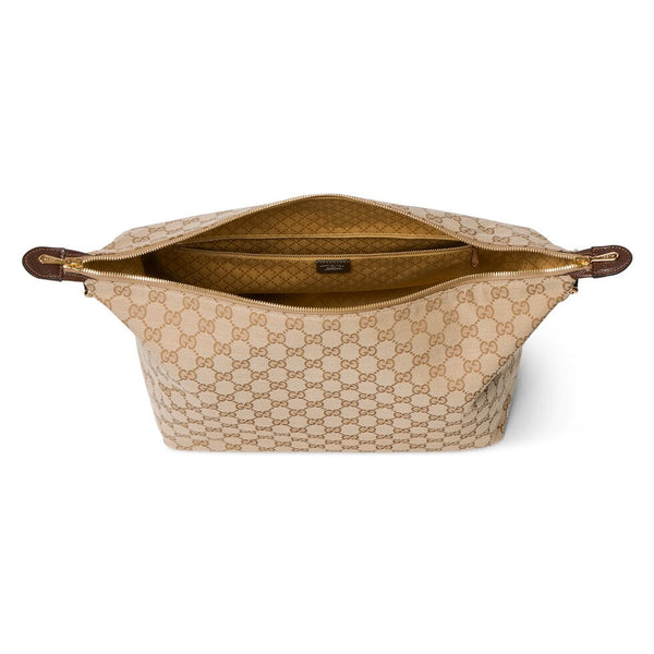 GG 26s Beatrix Medium Crossbody Bag 33cm Beige Canvas