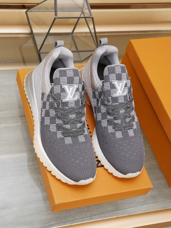 SNEAKERS IN SMOKE GREY MESH BREATHABLE AND RUBBER