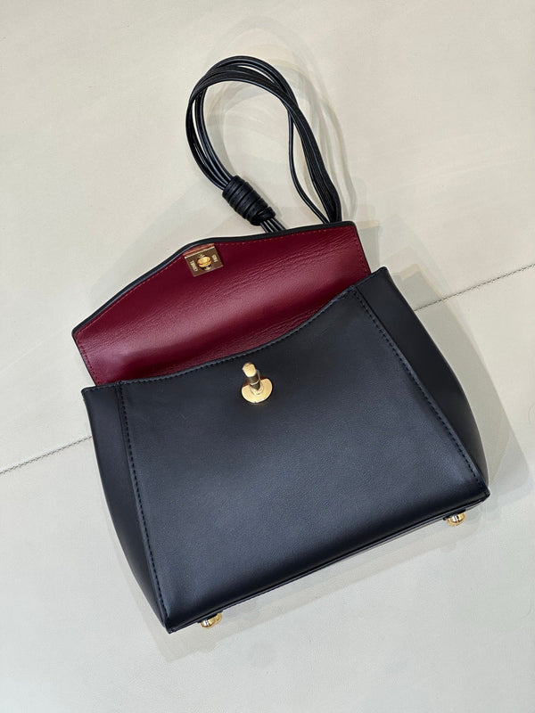 CC 26A Métiers d’Art Envelope Bag Black Lambskin