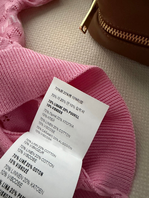 Miu 26s Pullover Pink Knit 363760