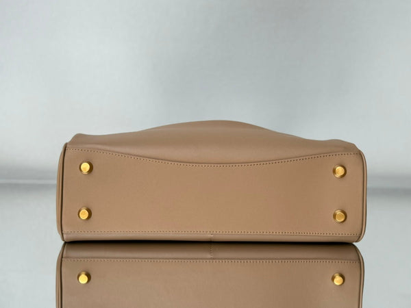 RODEO MEDIUM BAG 35 IN CAMEL BEIGE SMOOTH CALFSKIN GOLD HARDWARE