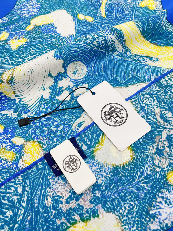 Eleftheria Scarf 90 CM In Colorful Silk Twill 193834