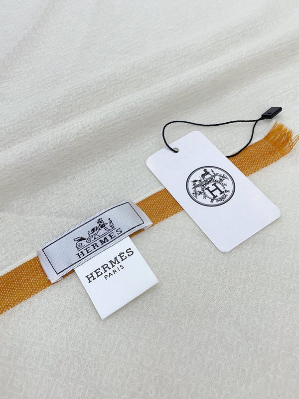 SCARF 180 CM IN WHITE CASHMERE 388147