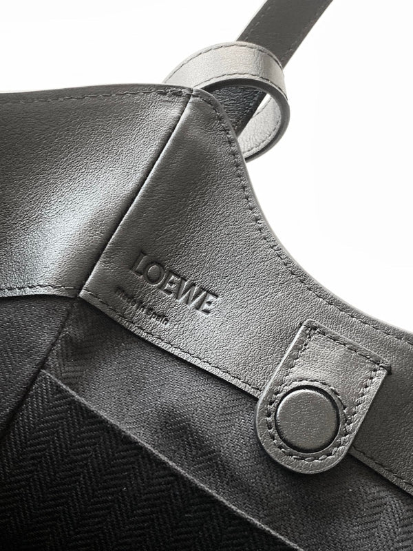 Loewe Hammock Bag 15 cm Black Calfskin