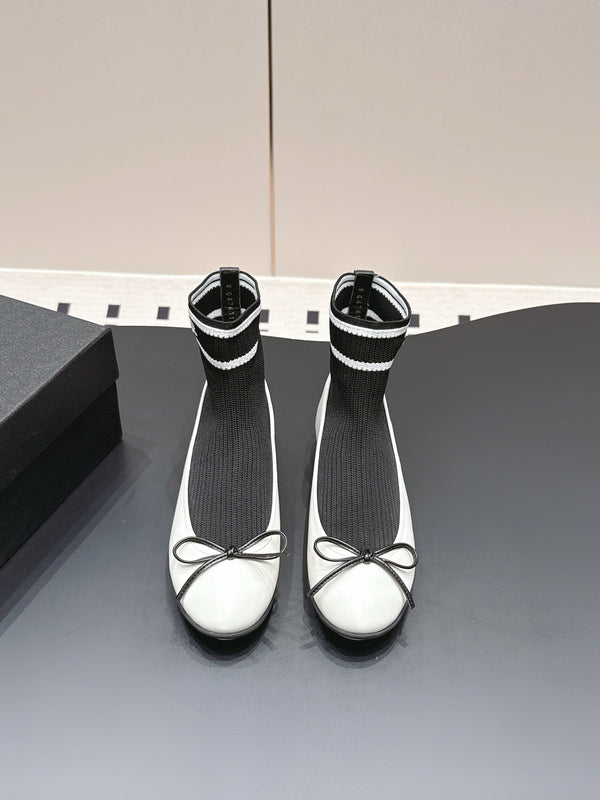 CC 26s Sneakers Black White Lambskin Mesh 922672