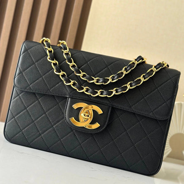CC 2026 Classic Flap Bag 30cm Lambskin Gold Hardware