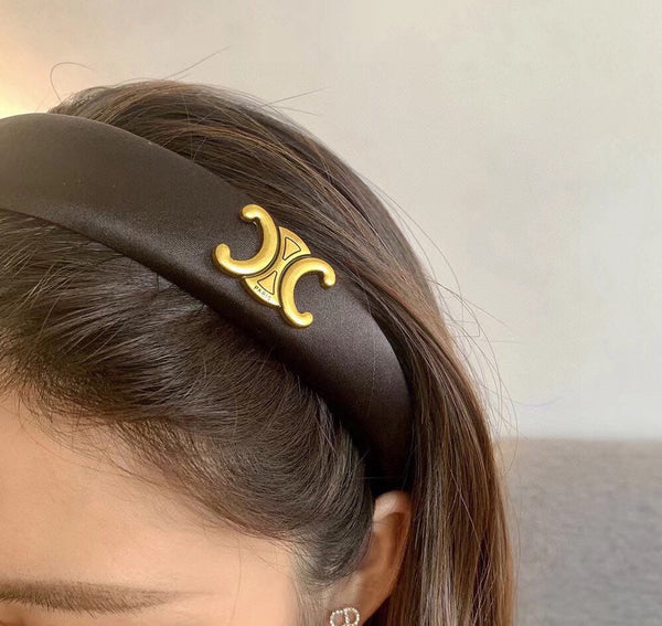 BLACK FABRIC HAIRBAND 432748