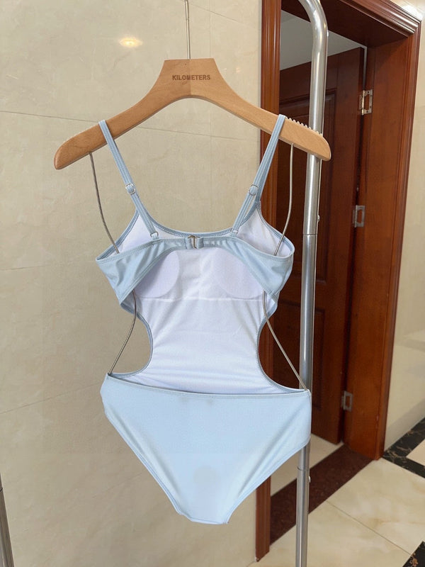 Miu Swimsuits Light Blue Cotton 180533