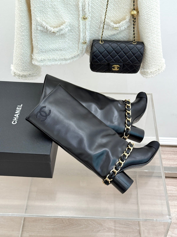 CC 26K Trousers Boot Black Leather 904745