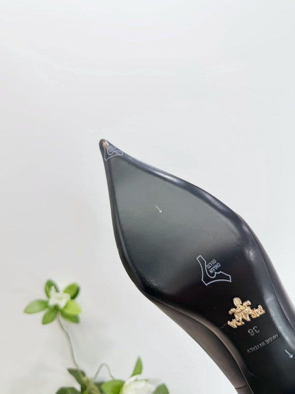 PRA 26SS Pump 55 Black Cowhide 592414