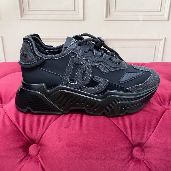 DC 24 Daymaster Sneakers Black Cowhide & Demin 167334