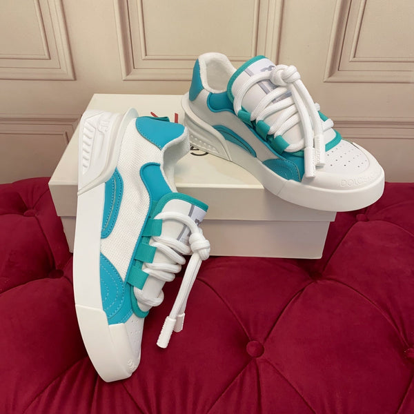 DC 25 Casual Sports Shoes Cyan Silk Cowhide & Mesh 271105
