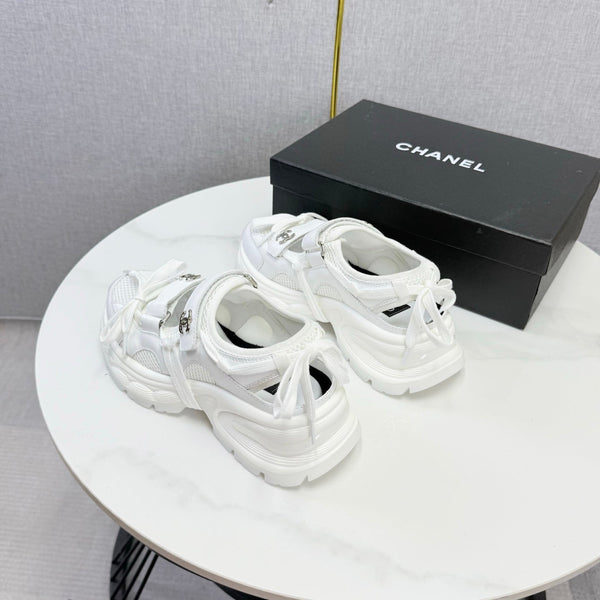 CC 26s Casual Sneakers White Leather Mesh 865832