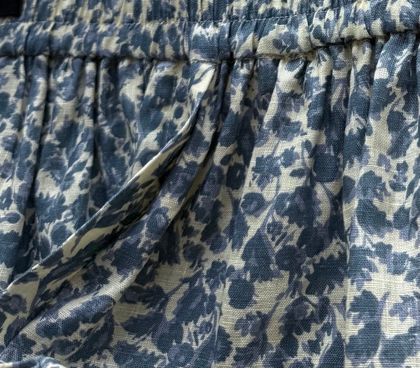 LP Corbin Bermuda Shorts Butter/Avio Linen 398056