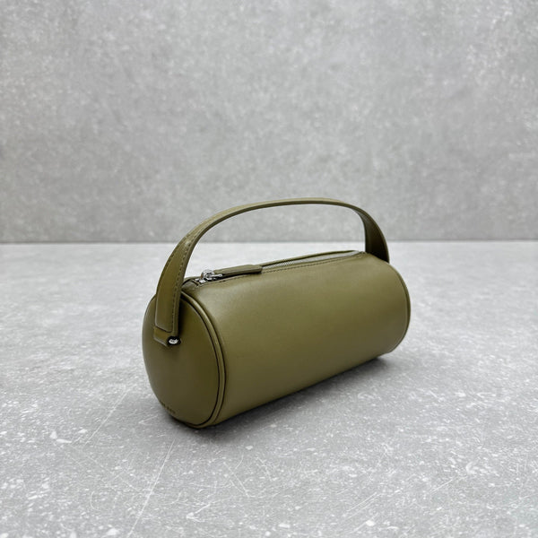 The Row 2025 Round 90's Bag Green Leather