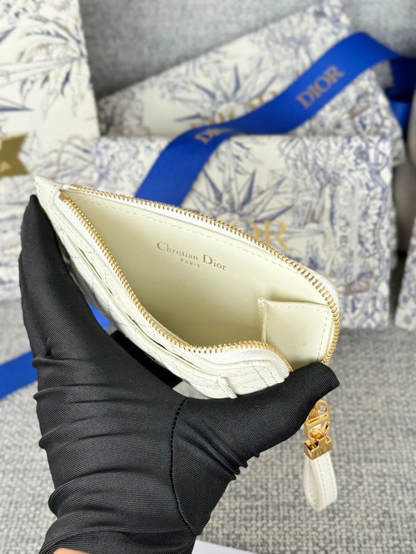 CD 2026 Caro Five Slot Card Holder 13.5cm Lambskin