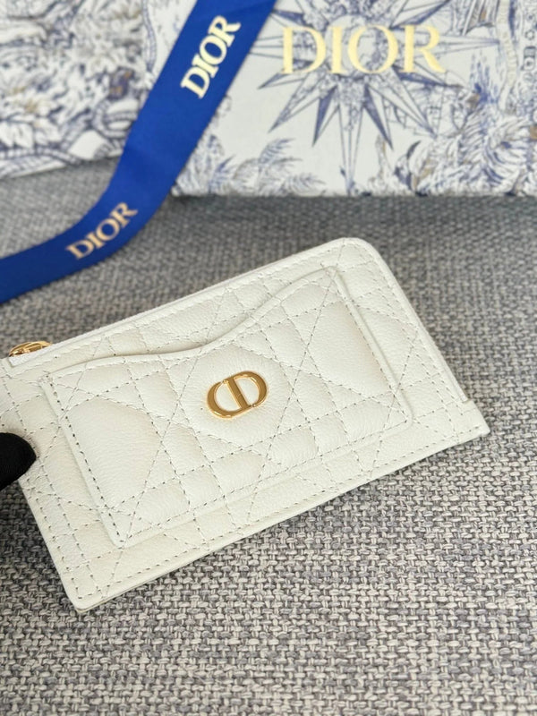 CD 2026 Caro Five Slot Card Holder 13.5cm Lambskin