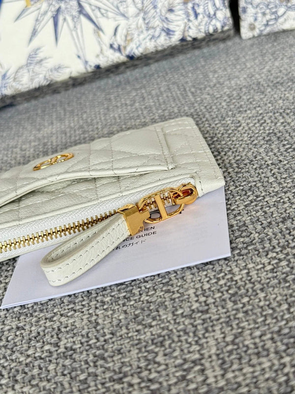 CD 2026 Caro Five Slot Card Holder 13.5cm Lambskin