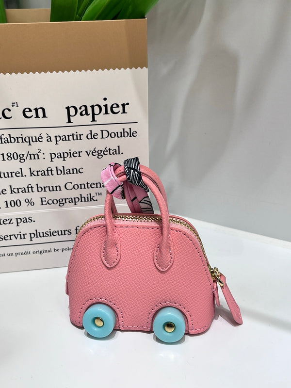 Hermès Bolide On Wheels Charm in Leather