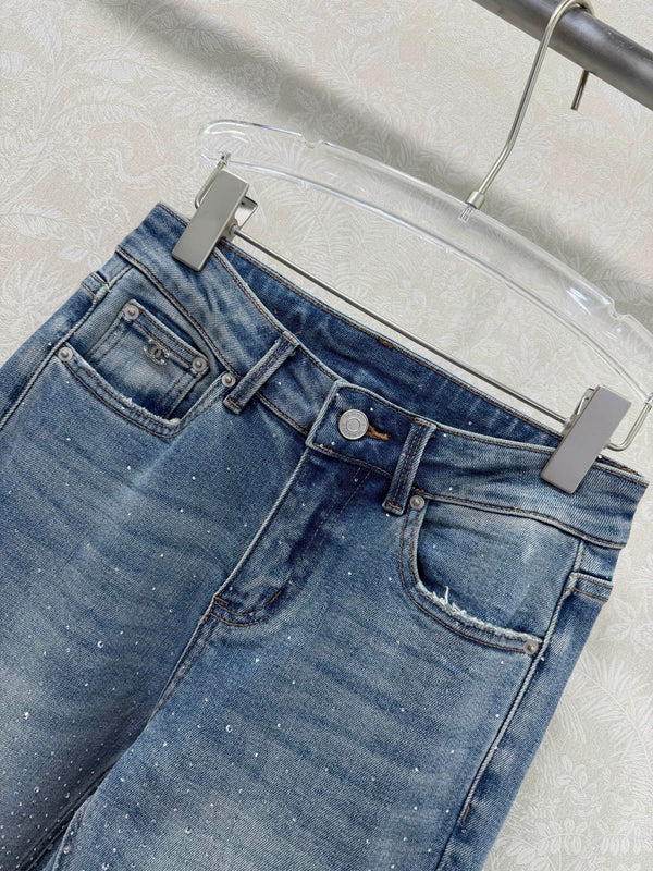 CC 26s Flared Trousers Denim 353018