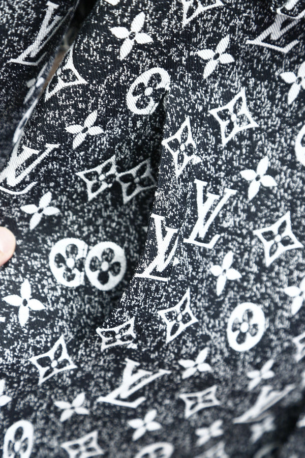 LV SHIRT JACKET IN BLACK MONOGRAM WASHED DENIM 238941