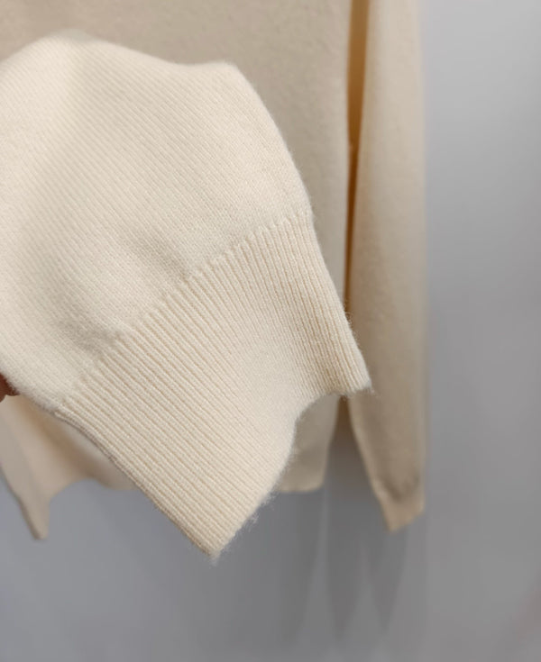 CC 26s Turtleneck Sweater With Shoulder Buttons Wool 423125