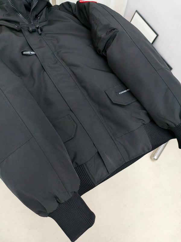 C. Goose Bomber Jacket Black Polyester 311166