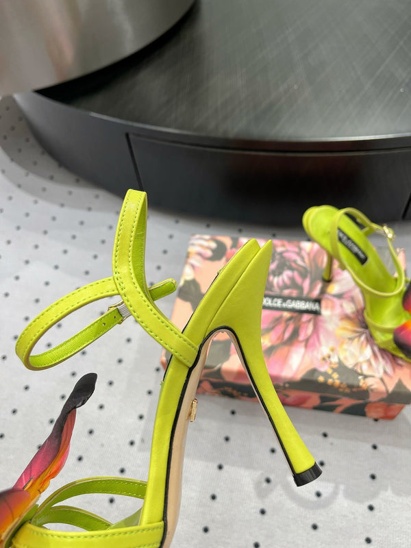 DC 24 Butterfly High Heel Neon Cowhide & Sheepskin 295967