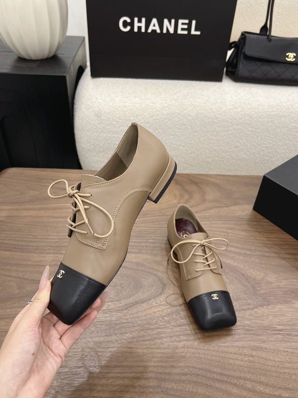 CC 26s Loafer 2cm Black Taupe Leather 910474
