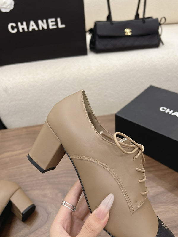 CC 26s Loafer 5cm Black Taupe Leather 910477