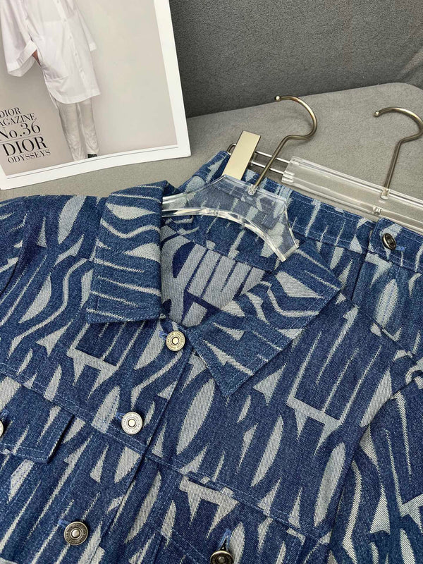 Dior 25C Polo Shirt Mix Long Skirt 228765