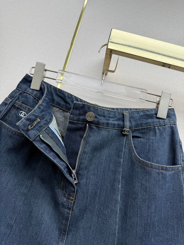 CC Fall Winter 2026 Fishtail Skirt Dark Blue Denim 421784