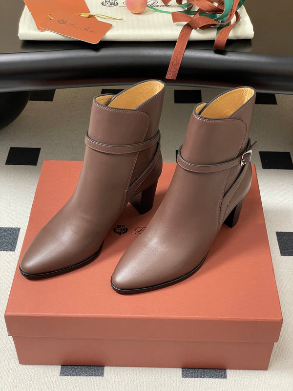 LP Felicity Ankle Boots 70mm Light Brown Cowhide 440311