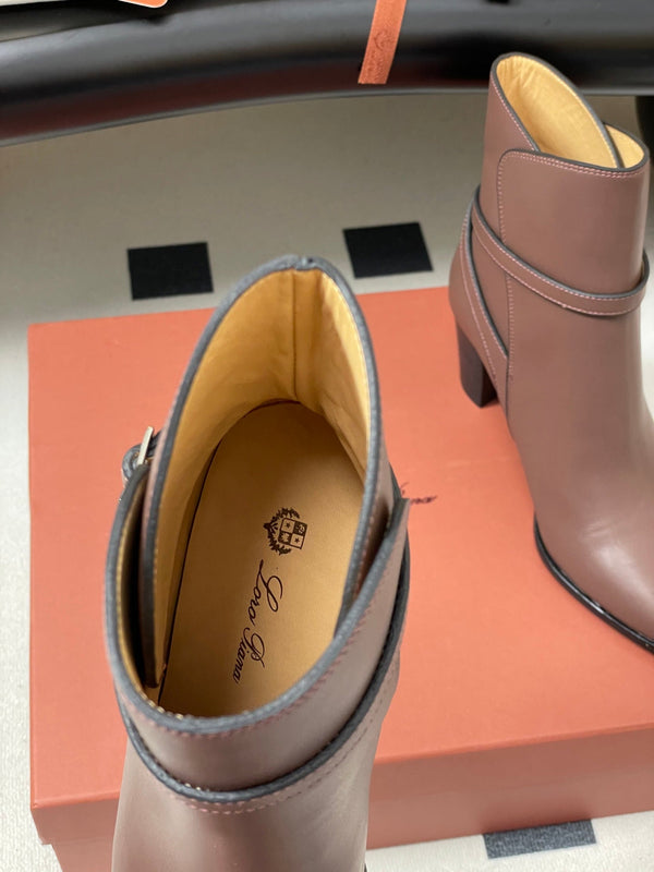 LP Felicity Ankle Boots 70mm Light Brown Cowhide 440311