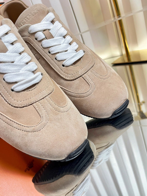 HM May Derby Shoes Taupe Suede 616149