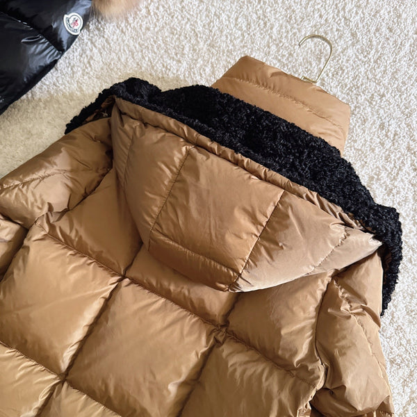 Moncler 2025 Castelnou Jacket Brown Wool Down