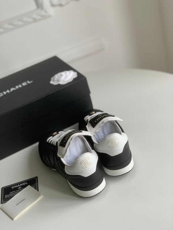 CC Sneaker In Black Lambskin Quilted 143546