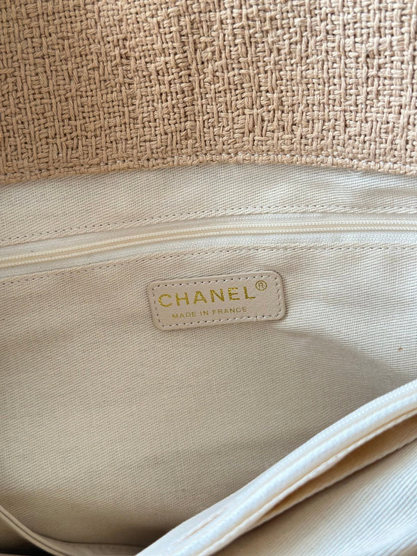 CC Nature Tote Beige Tweed 275482