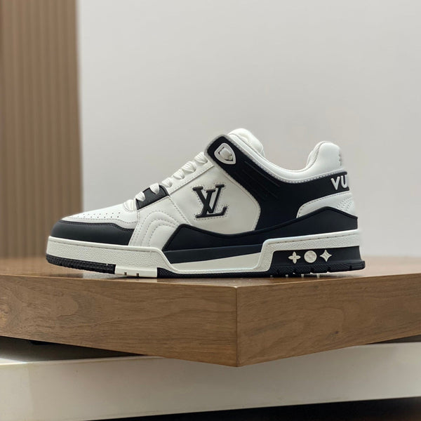 LV TRAINER BLACK WHITE SNEAKER
