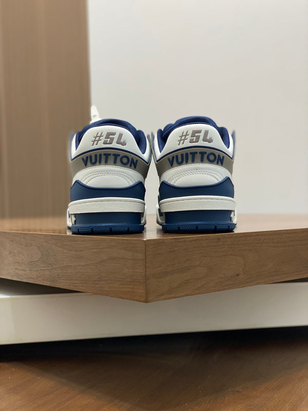 LV TRAINER BLUE WHITE SNEAKER