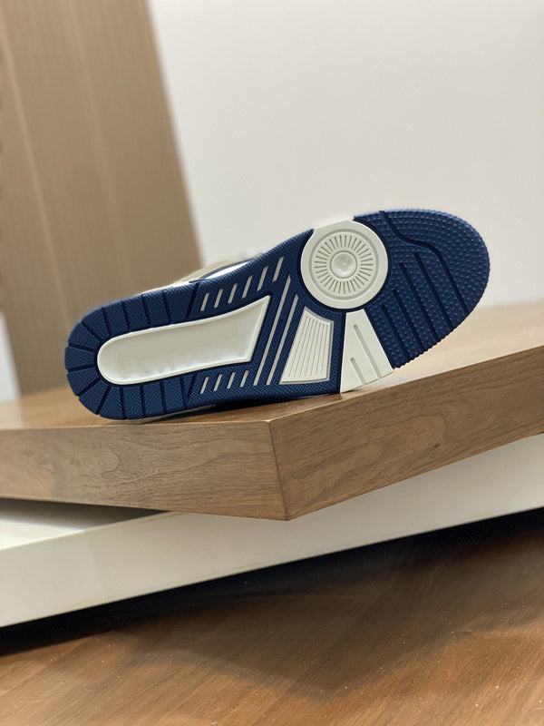 LV TRAINER BLUE WHITE SNEAKER