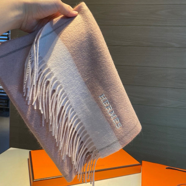Scarf 180 CM In Pink Mix Light Pink Cashmere 398202