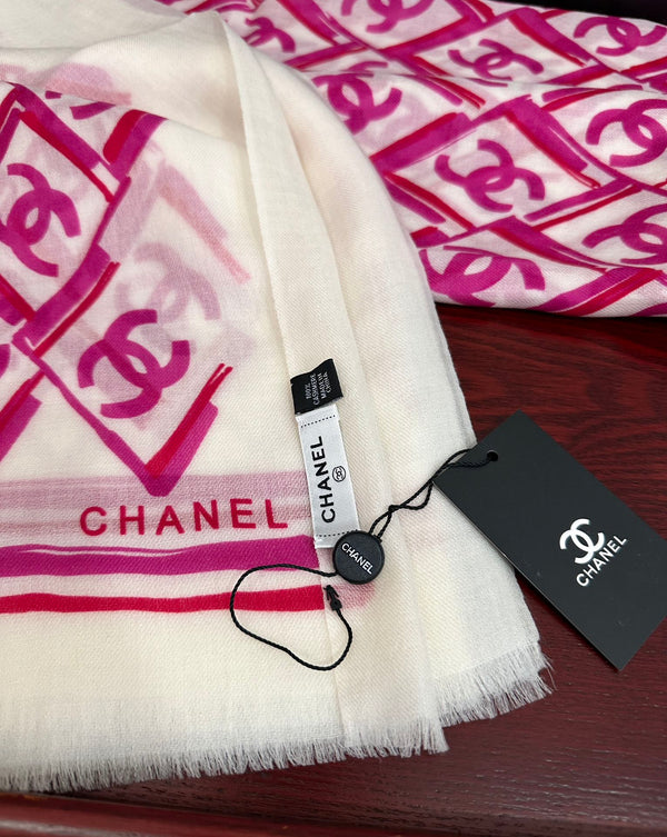 LV Latest Style 200cm White Pink Cashmere 970873