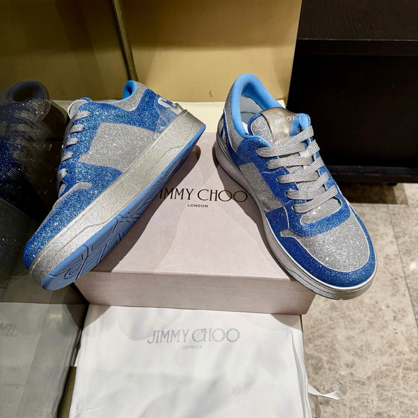 Jimmy Florent Sneaker Blue Grey Glitter 715040