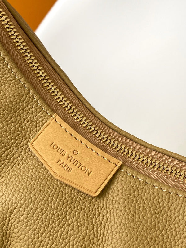 LV Hobo Cargo Bag Khaki Monogram Canvas & Cowhide GHW