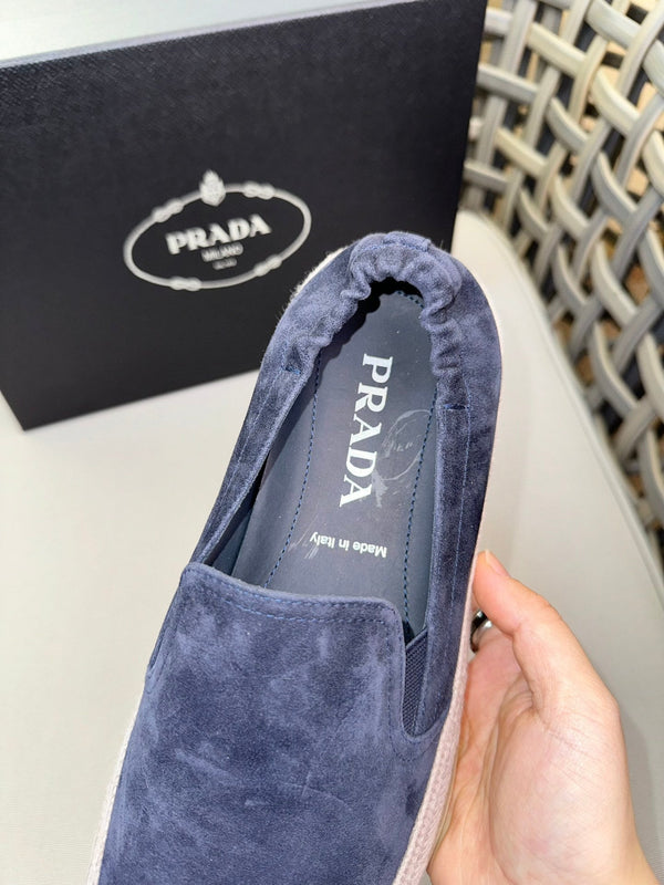 PRA LOAFER IN CERULEAN BLUE SUEDE