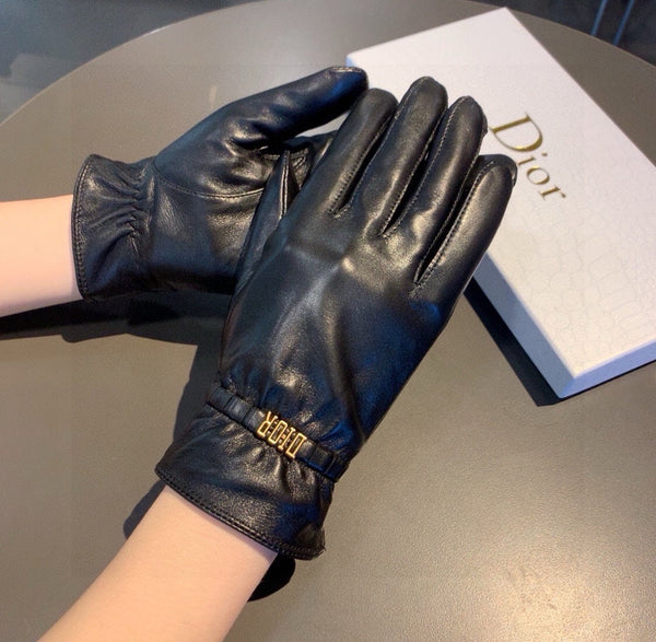 LAMBSKIN GLOVES BLACK 458587