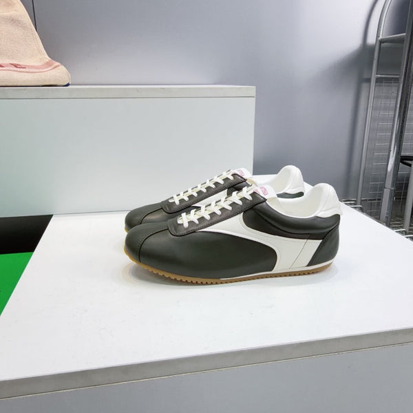 BV Shot Sneakers 26s Dark Green Leather 107345