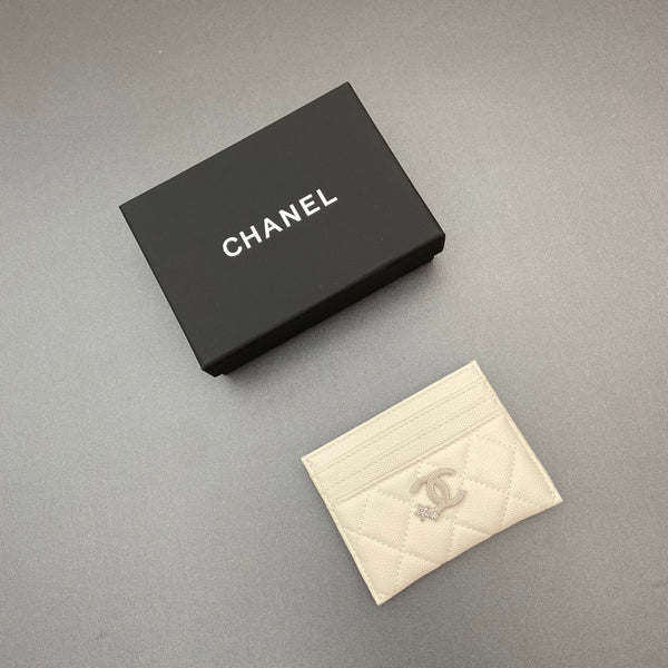 Chanel 25 Card Holder With Star Logo 11cm Grained Calfskin 325086